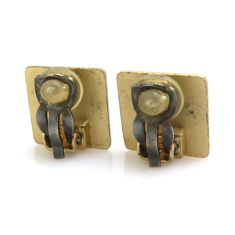 CHANEL Gold Logo Earrings - Picture 3 of 14